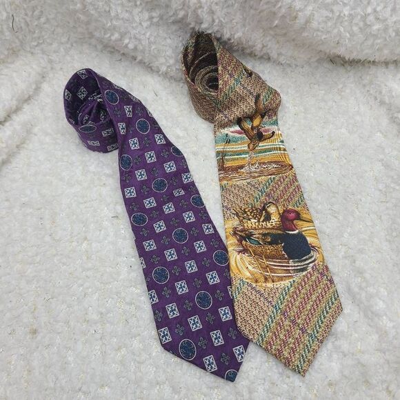 Liberty of London Vintage Silk‎ Tie Lot - Picture 1 of 4